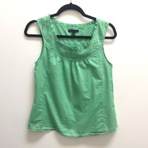 🌿Banana Republic green tank top shirt blouse boho